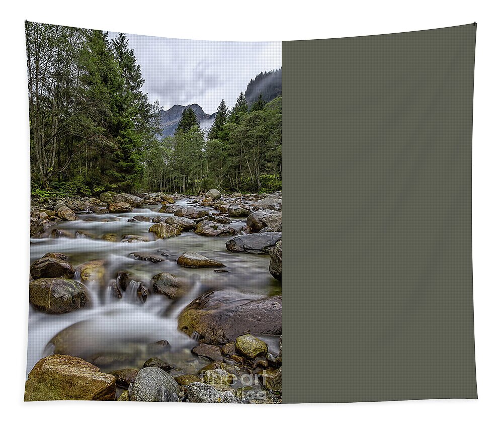Austria Tapestry featuring the photograph The Wimmertal in Tirol #4 by Bernd Laeschke
