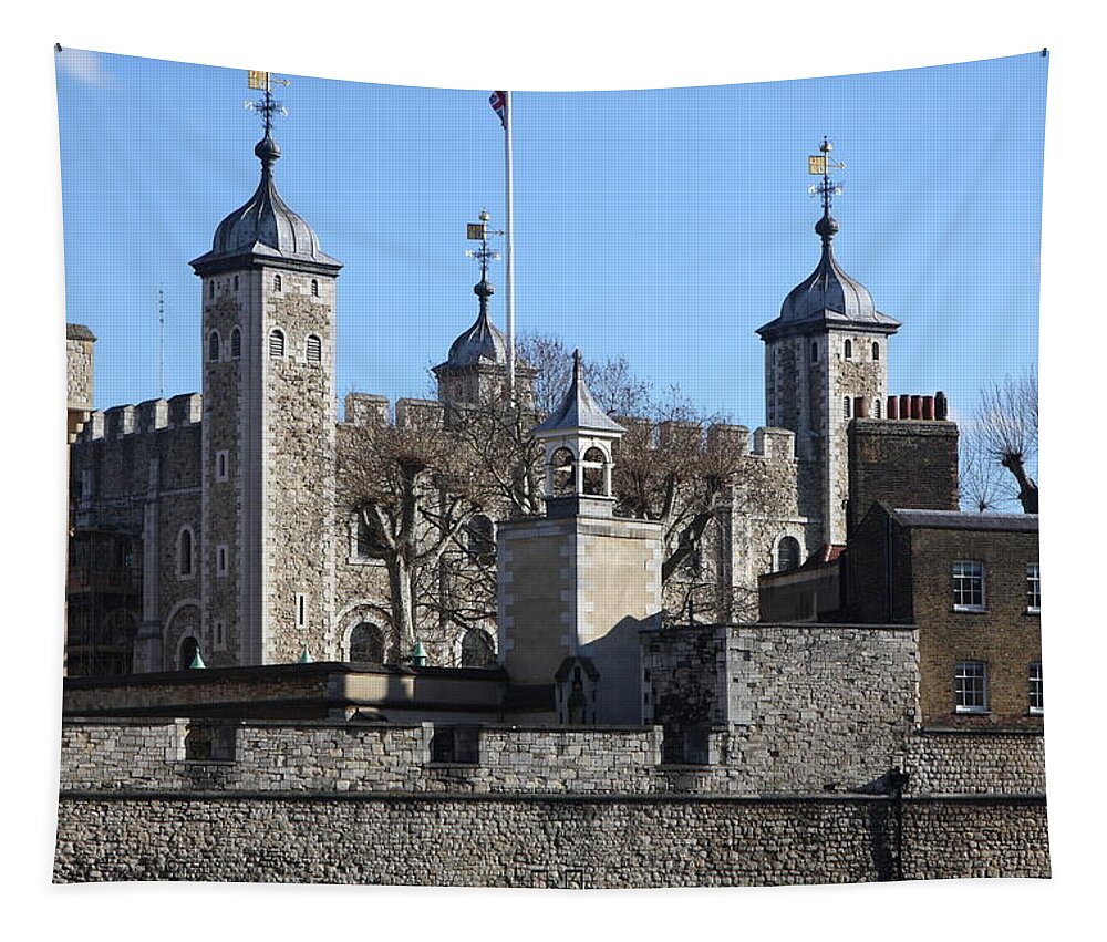 Tower Tapestry featuring the photograph Tower of London #2 by Aidan Moran