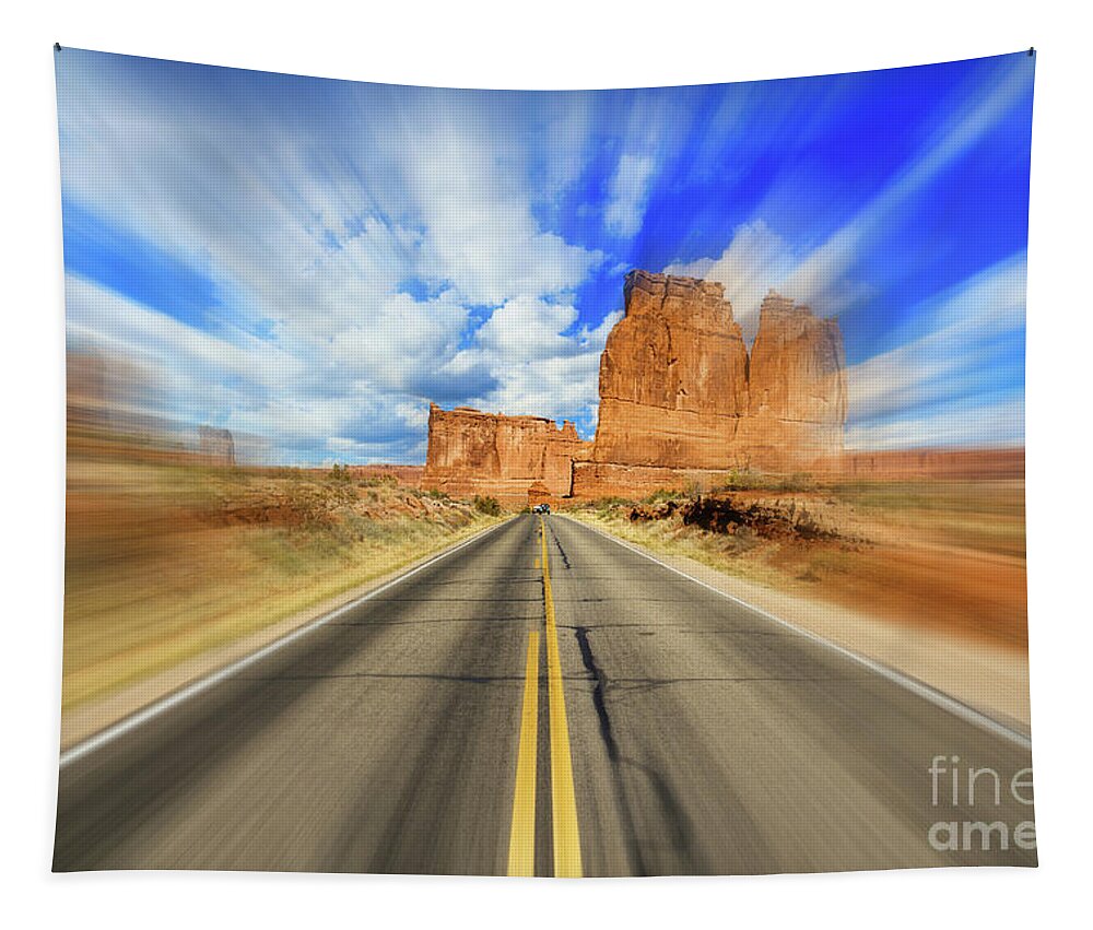 Arches National Park Tapestry featuring the photograph Arches National Park by Raul Rodriguez