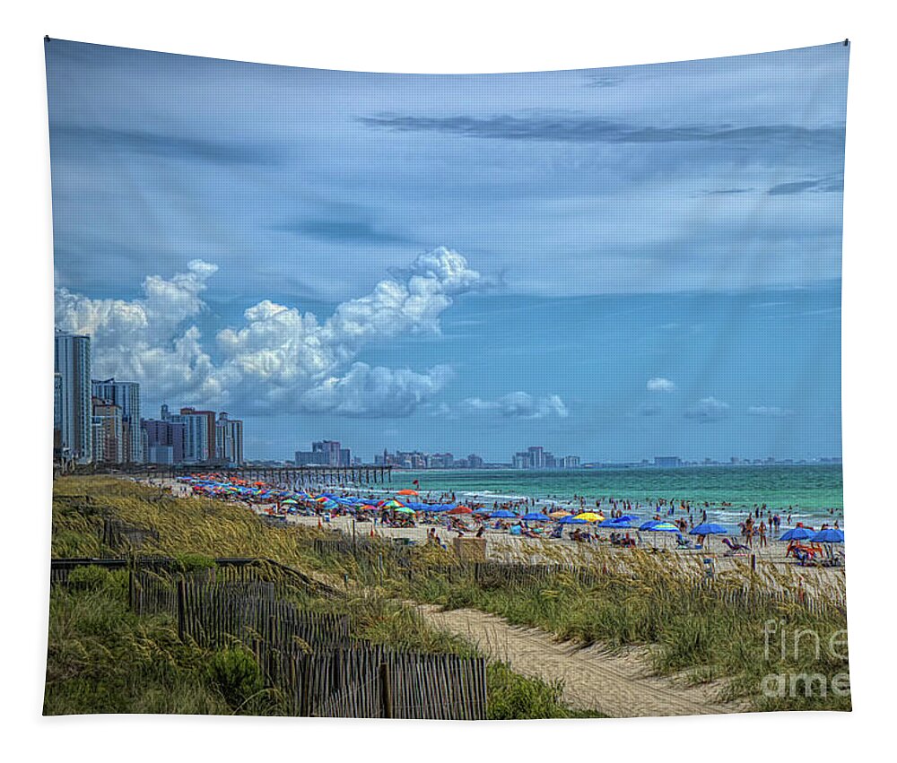 Beach Tapestry featuring the photograph Myrtle Beach #3 by Paulette Thomas