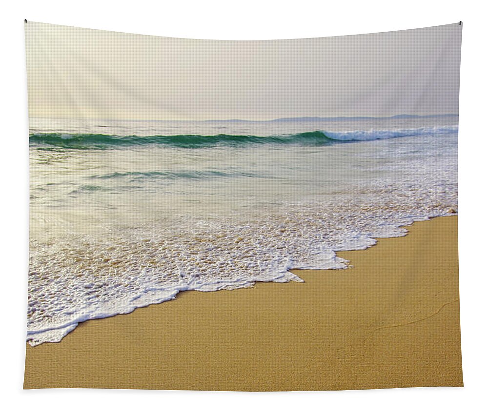 Sand Tapestry featuring the photograph SeaShore #3 by Carlos Caetano