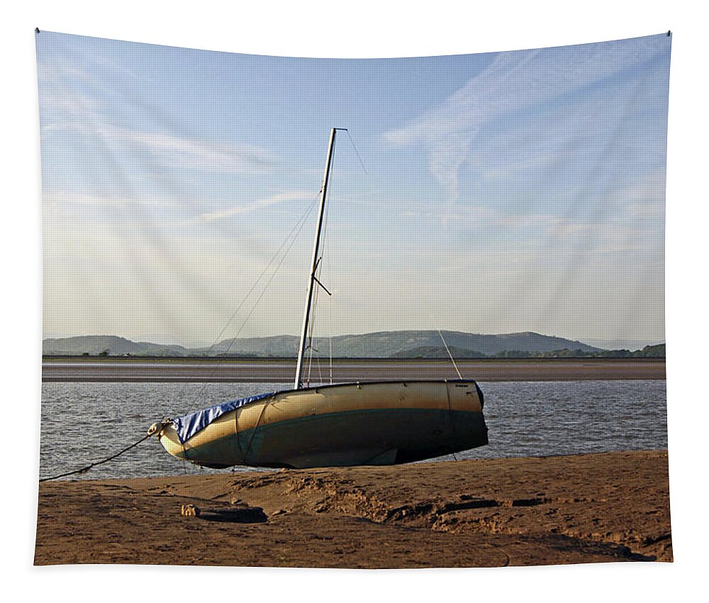 Cumbria Tapestry featuring the photograph 31/05/14 CUMBRIA. Arnside. by Lachlan Main