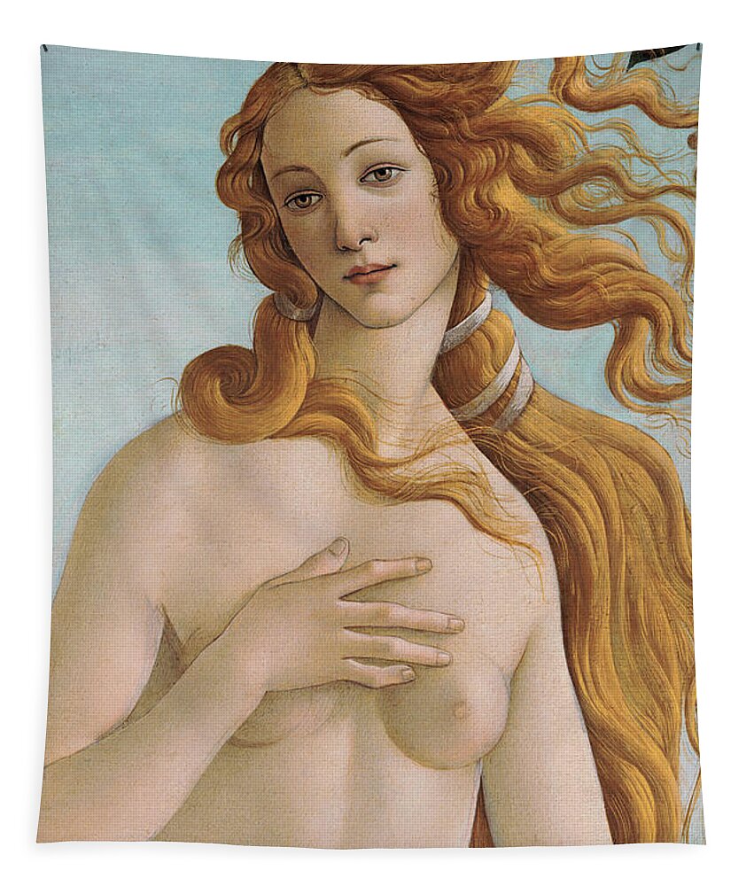 16th Century Tapestry featuring the painting The Birth Of Venus by Sandro Botticelli
