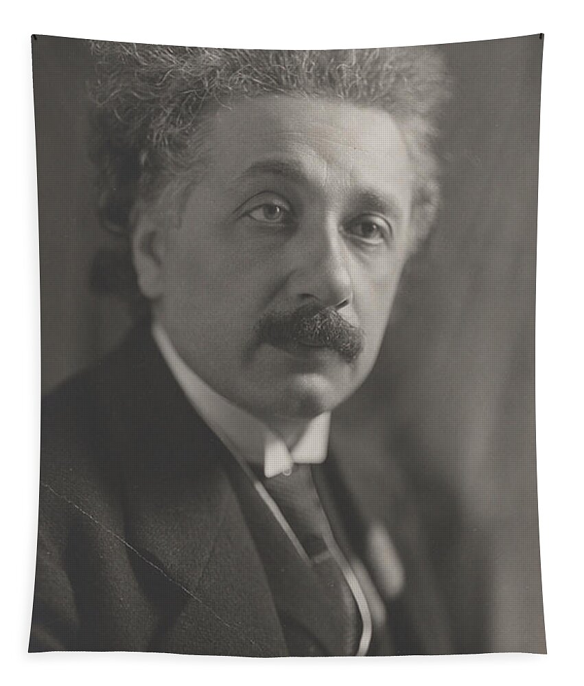 1921 Tapestry featuring the photograph Albert Einstein, German-american by Science Source