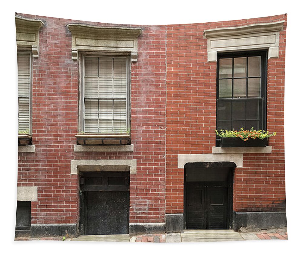 Photography Tapestry featuring the photograph Beacon Hill, Boston, Massachusetts, Usa #4 by Panoramic Images