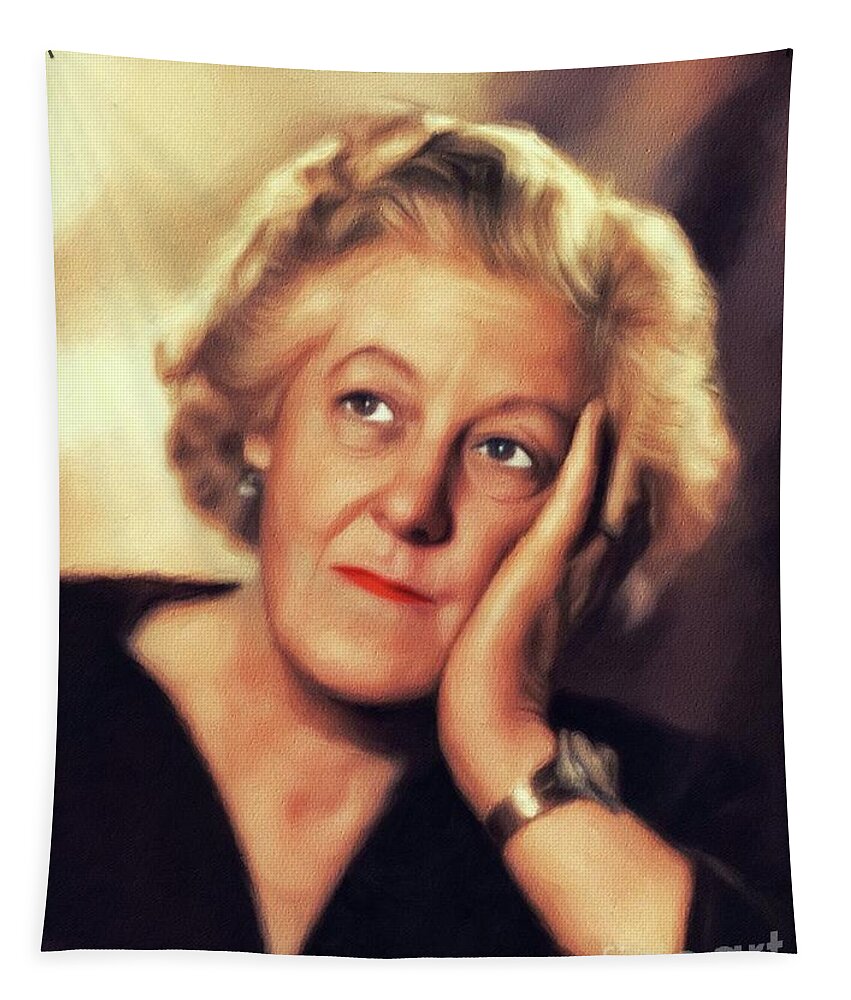 Margaret Rutherford Vintage Actress Tapestry By Esoterica Art Agency Fine Art America