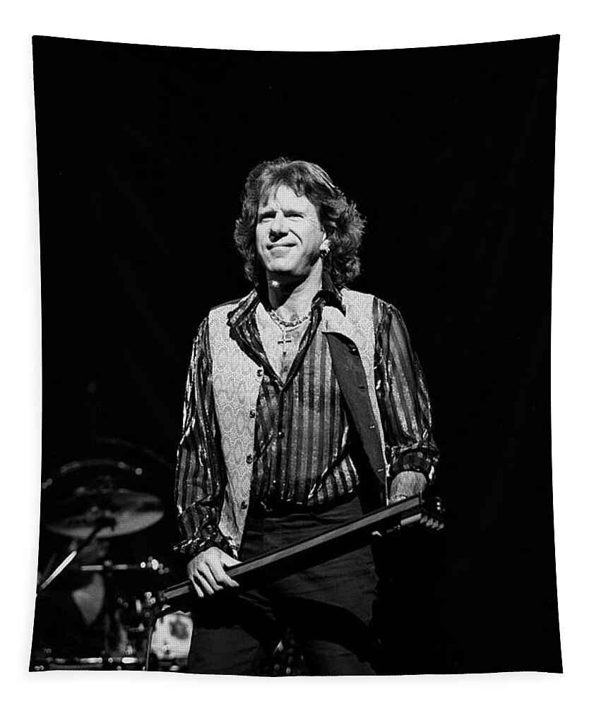 Elp Tapestry featuring the photograph ELP Keith Emerson by Concert Photos