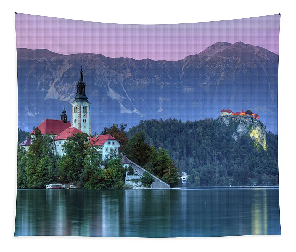 Lake Bled Tapestry featuring the photograph Lake Bled - Slovenia #9 by Joana Kruse