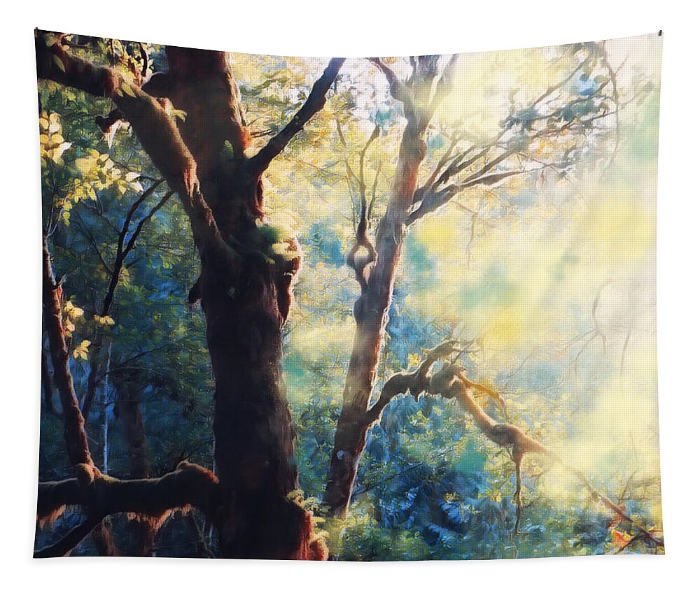 Connie Handscomb Tapestry featuring the photograph A Nature Walk With John Singer Sargent by Connie Handscomb
