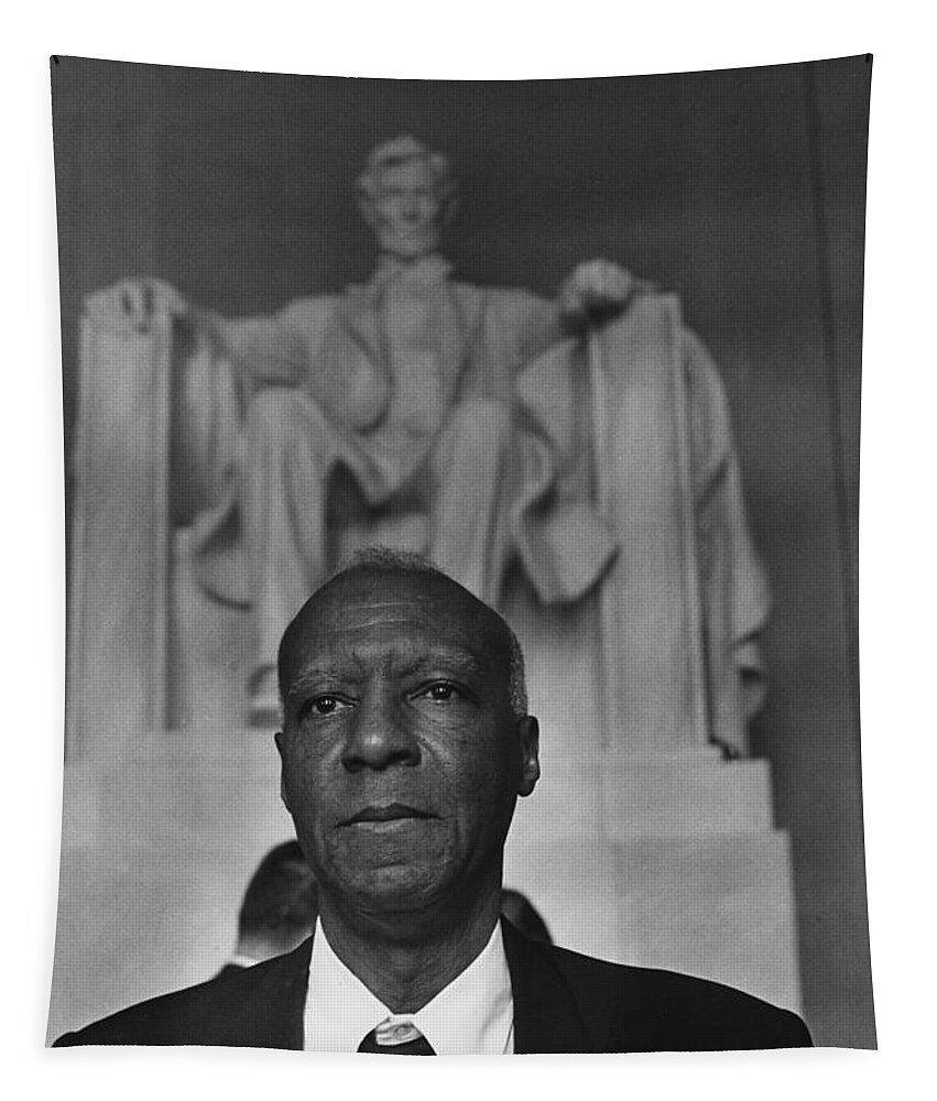 1963 Tapestry featuring the photograph A. Philip Randolph, March by Science Source