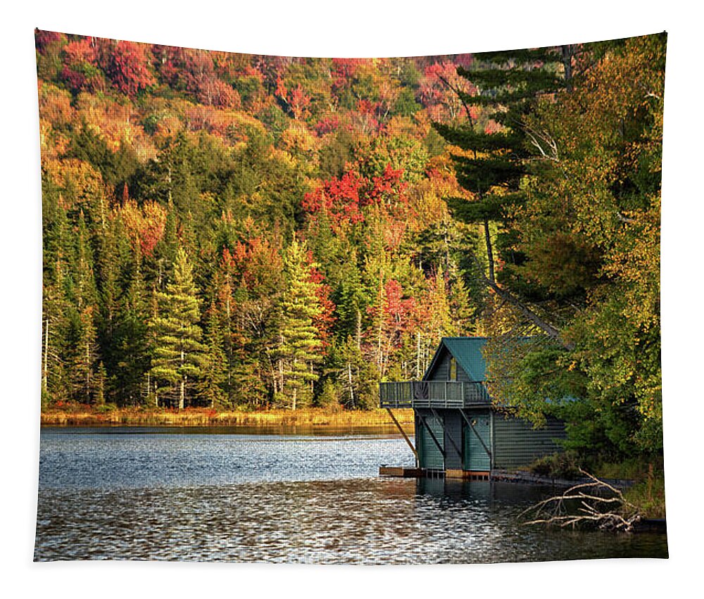 Adirondacks Tapestry featuring the photograph Adirondack Colors by Rod Best