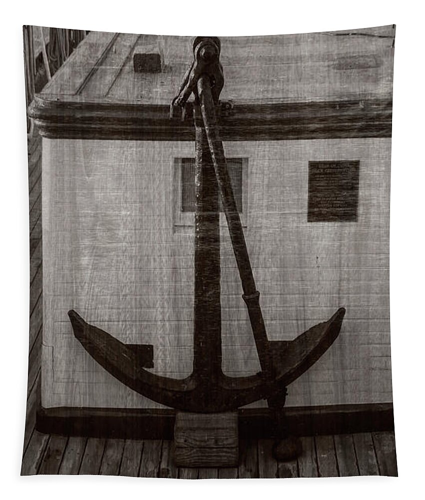 Anchor Tapestry featuring the photograph Anchors Away by Cathy Anderson