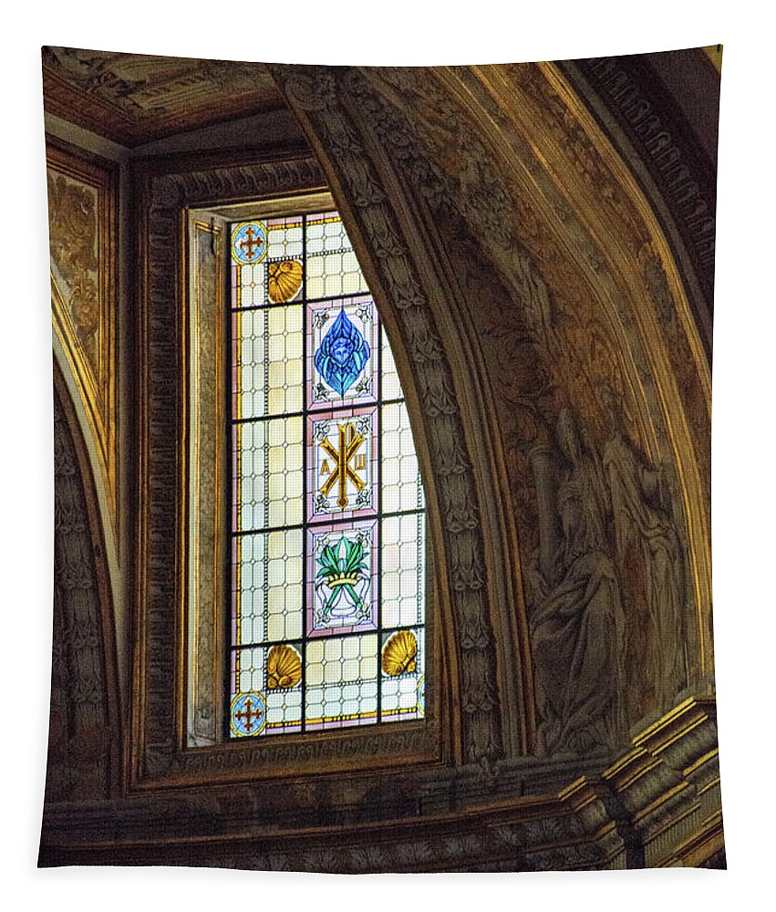 Basilica Santa Maria Degli Angeli E Dei Martiri Tapestry featuring the photograph Angeli by Joseph Yarbrough