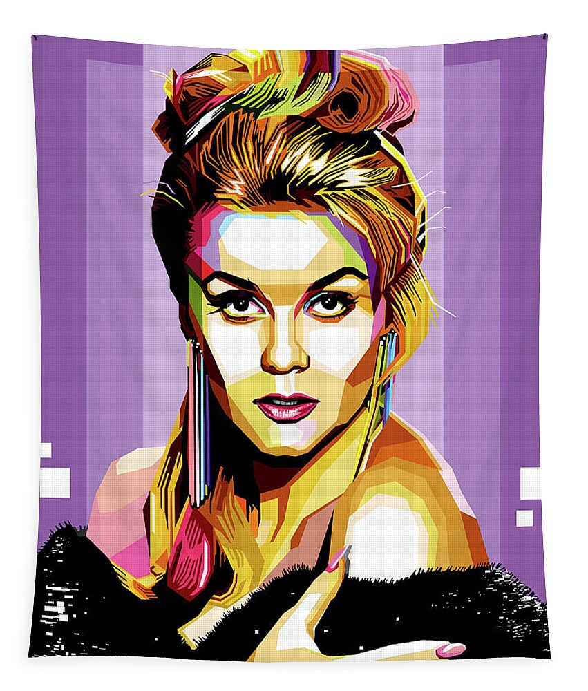 Ann-margret Tapestry featuring the digital art Ann-Margret by Movie World Posters