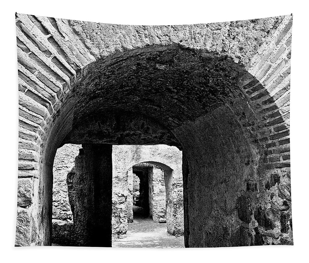 Antigua Guatemala Ruins Tapestry featuring the photograph Antigua ruins by Neil Pankler