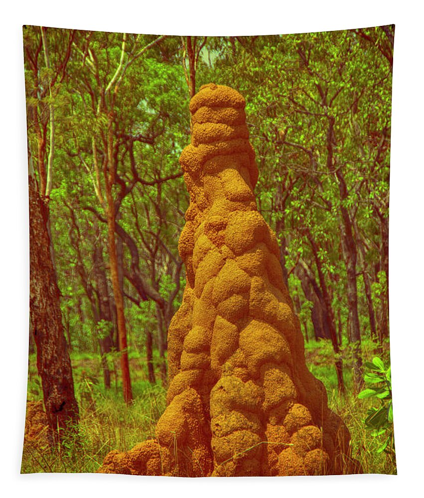 Ants Nest Tapestry featuring the photograph Ants Castle by Douglas Barnard