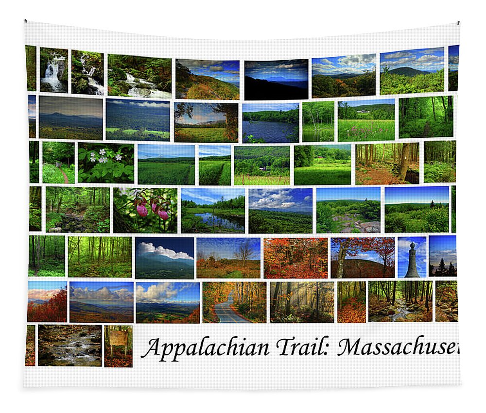 Appalachian Trail Massachusetts Tapestry featuring the photograph Appalachian Trail Massachusetts by Raymond Salani III
