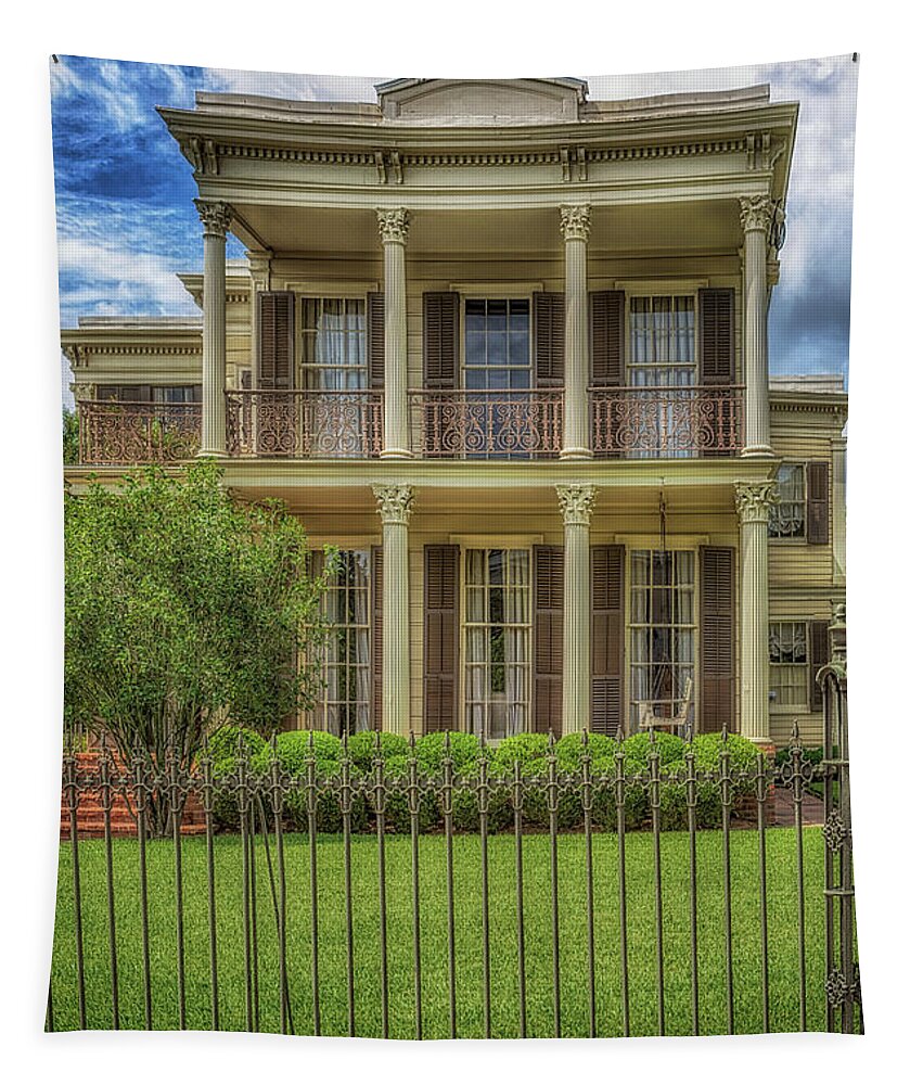 Garden District Tapestry featuring the photograph Archie Manning House by Susan Rissi Tregoning