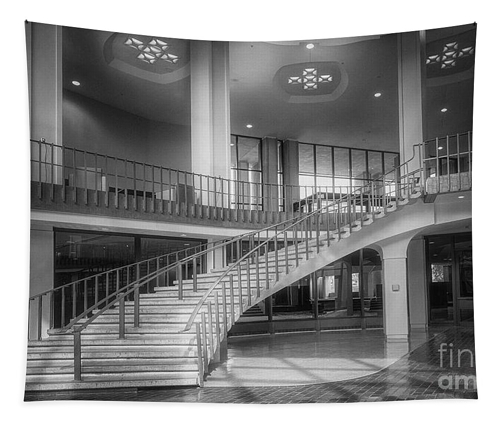 Stairway Tapestry featuring the photograph Ascend by Natural Abstract Photography