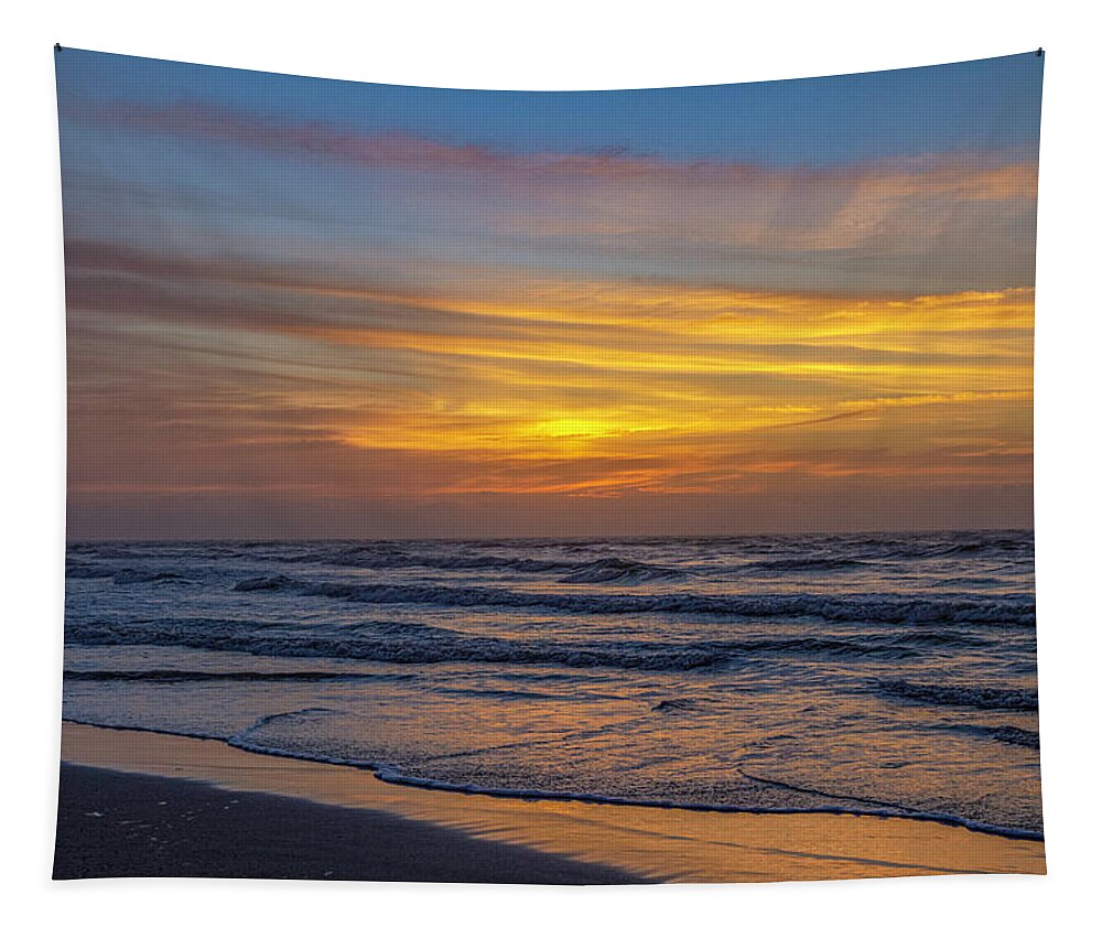 Atlantic Tapestry featuring the photograph Atlantic Sunrise 2010-09 03 by Jim Dollar