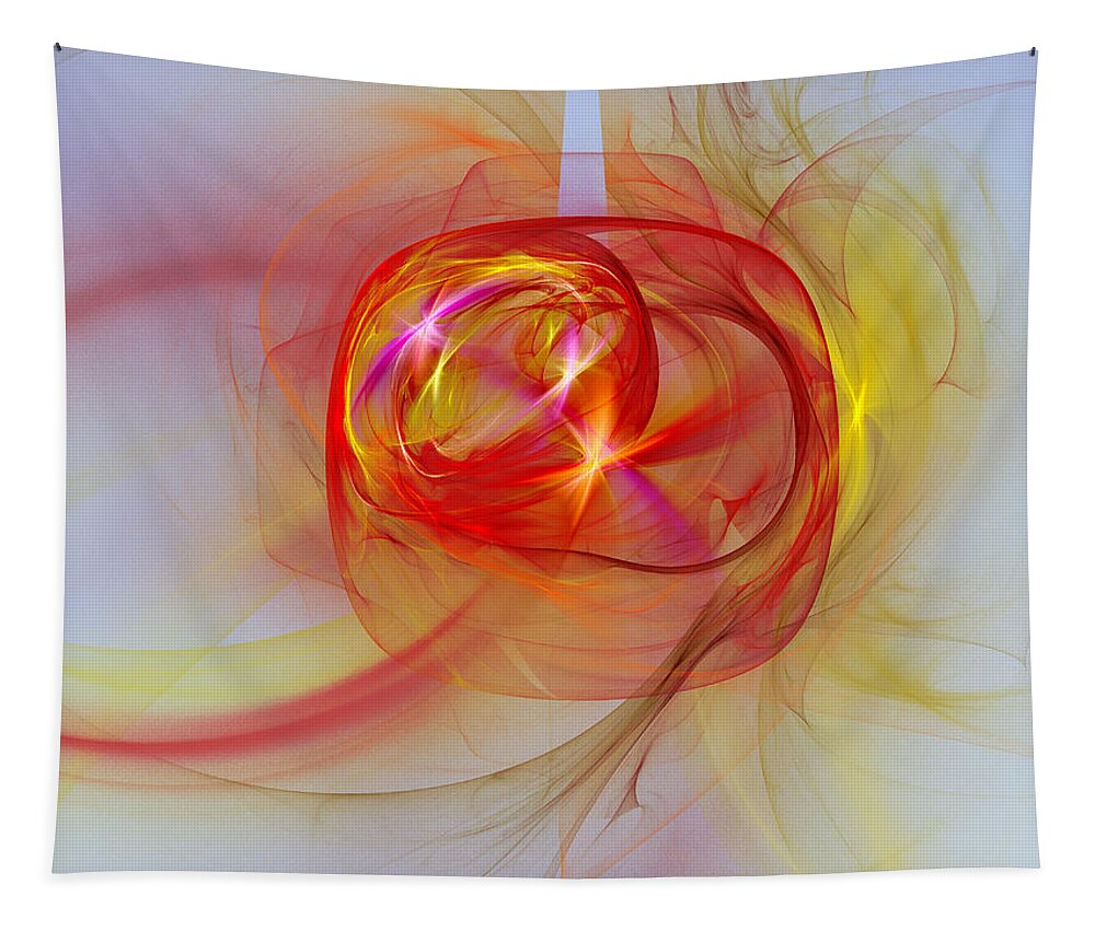 Art Tapestry featuring the digital art Atomic Storm by Jeff Iverson