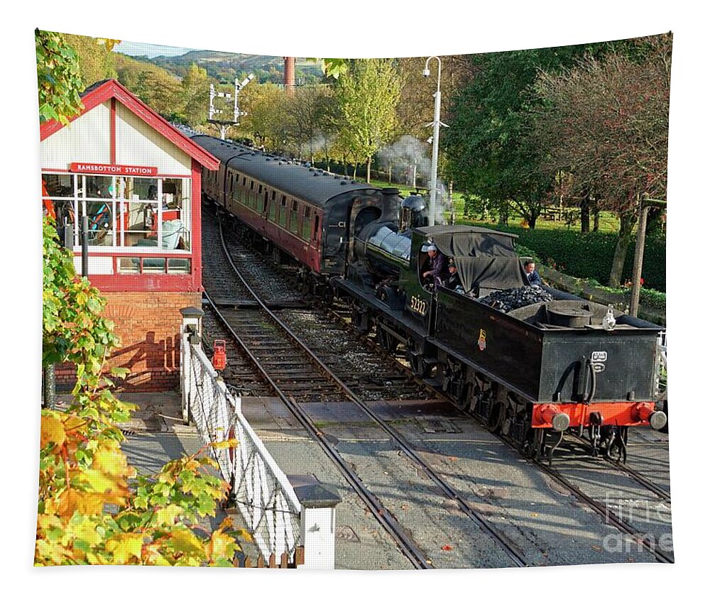 Steam Tapestry featuring the photograph Autumn Crossing by David Birchall