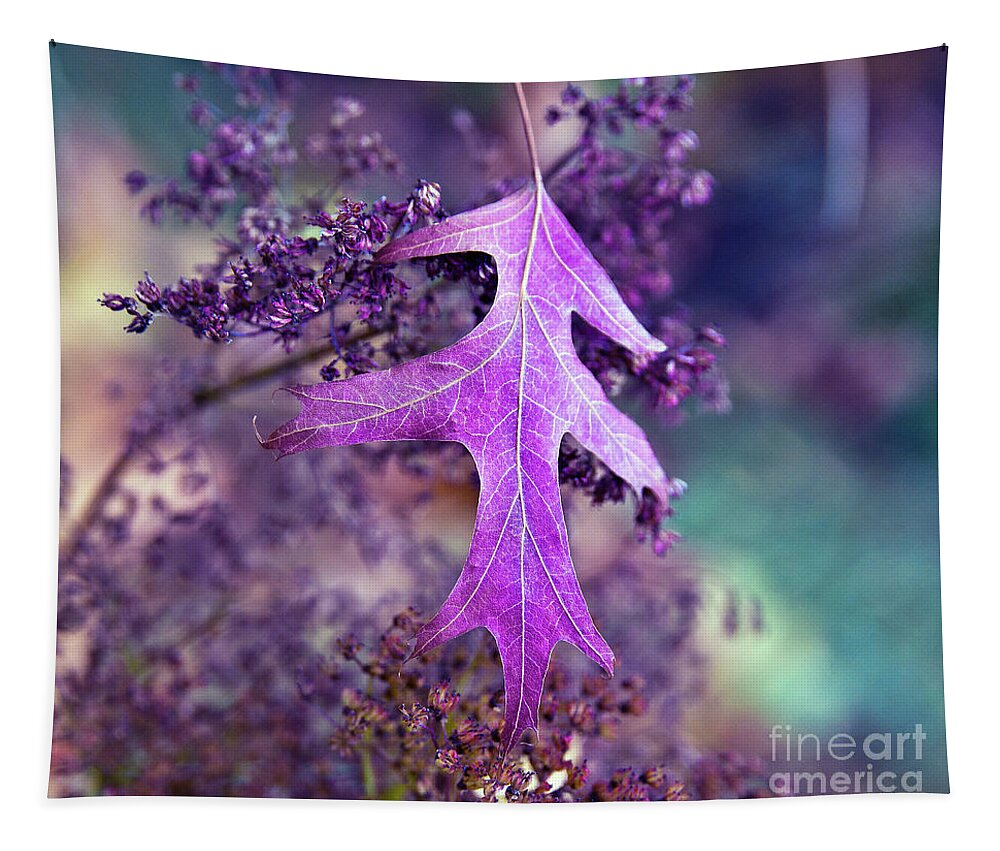 Autumnal Tapestry featuring the photograph Autumnal Ultra Violet Sound by Silva Wischeropp