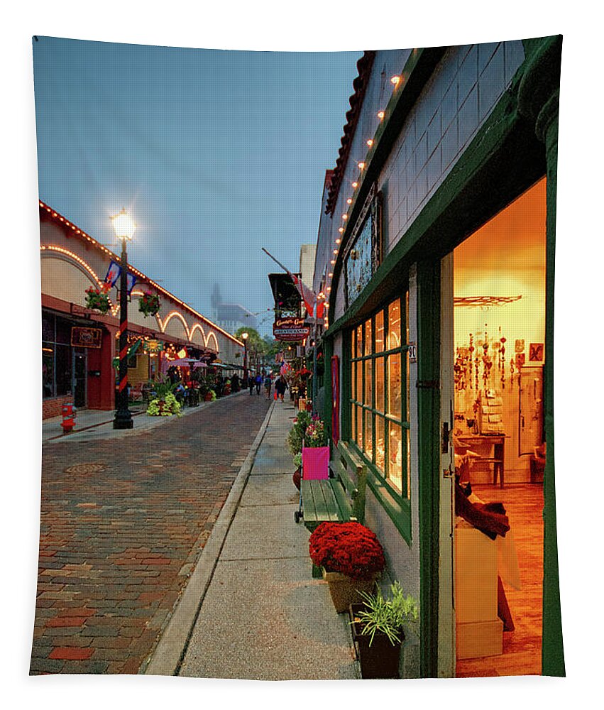 Aviles St Tapestry featuring the photograph Aviles Street by Stacey Sather