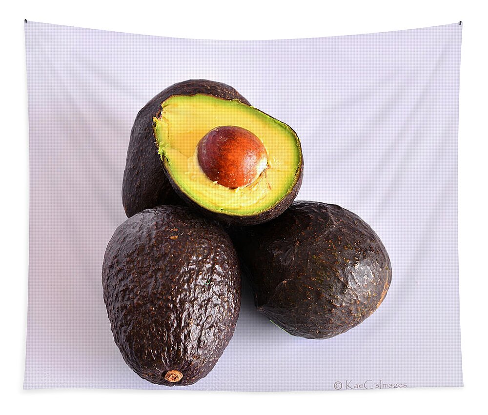 Avocado Tapestry featuring the photograph Avocado Square Format by Kae Cheatham