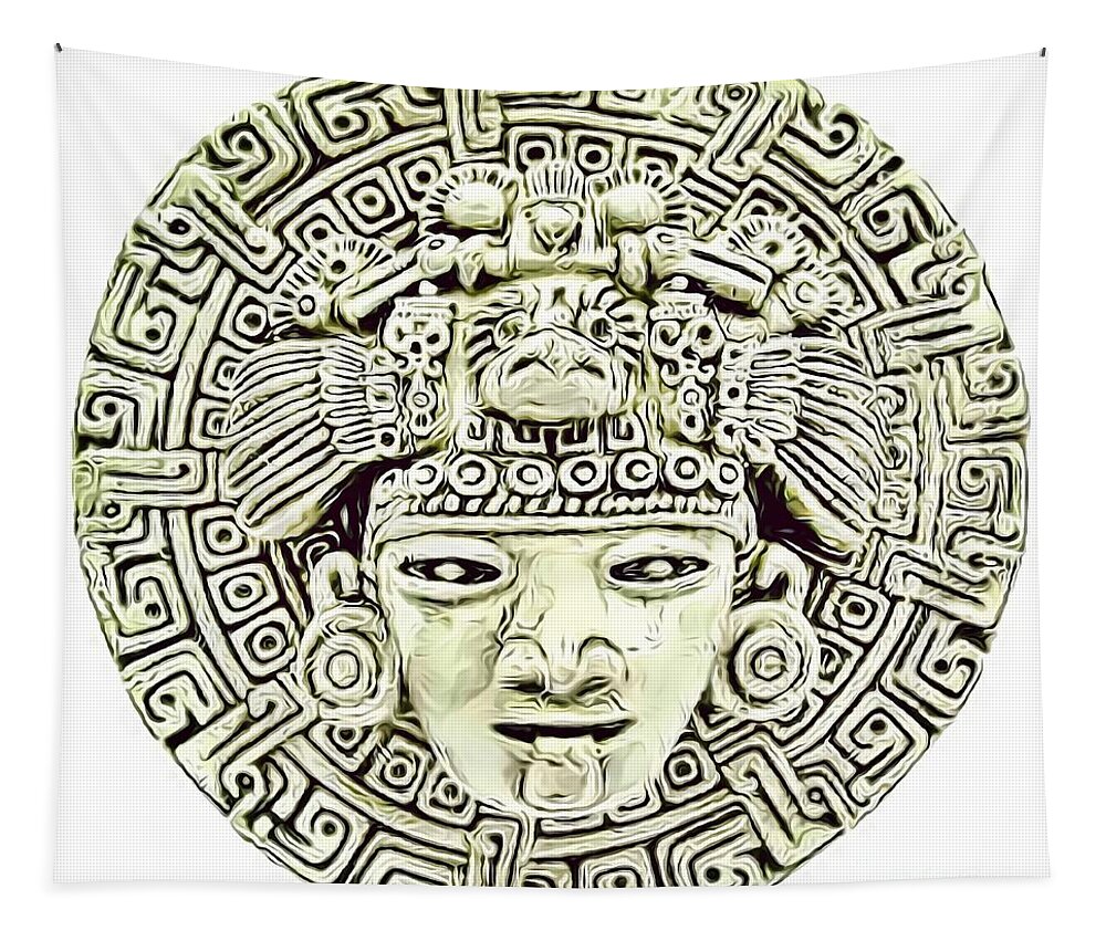 Aztec, Mayan and Mexican Culture 20 Tapestry by Leo Rodriguez