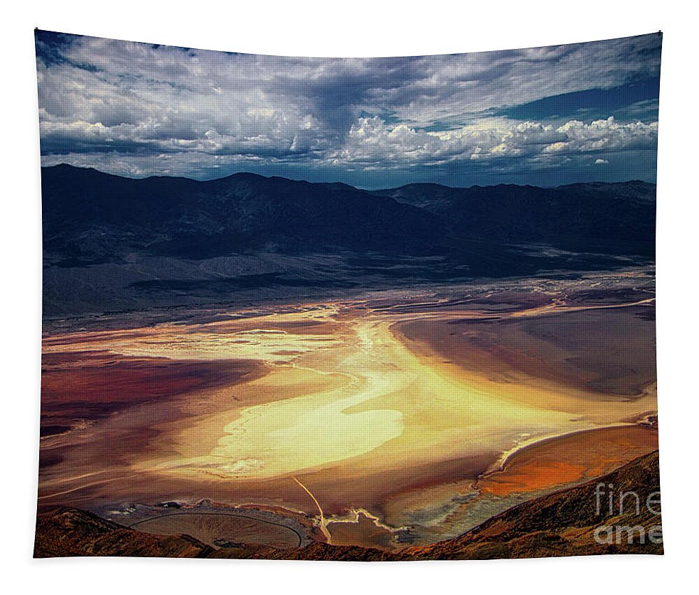 Death Valley Tapestry featuring the photograph Badwater by Mark Jackson