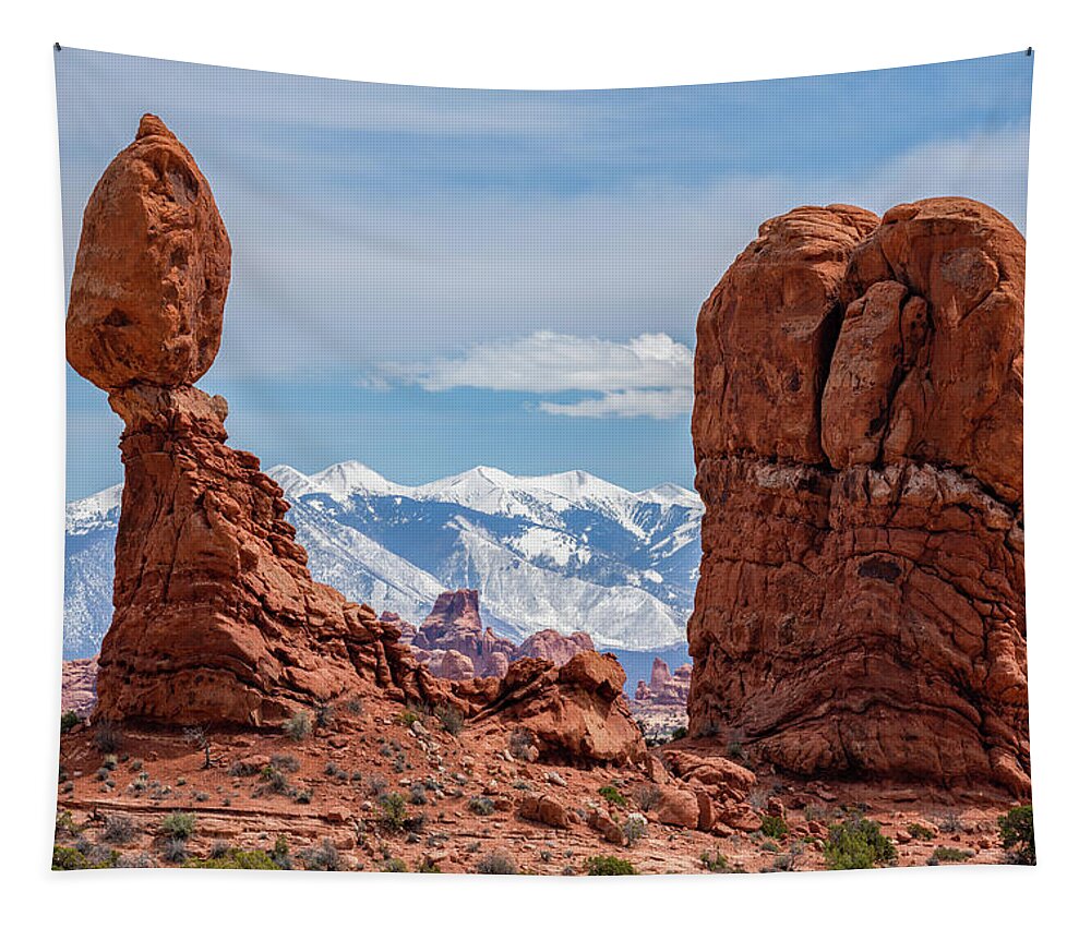 Utah Tapestry featuring the photograph Balanced View by Darren White