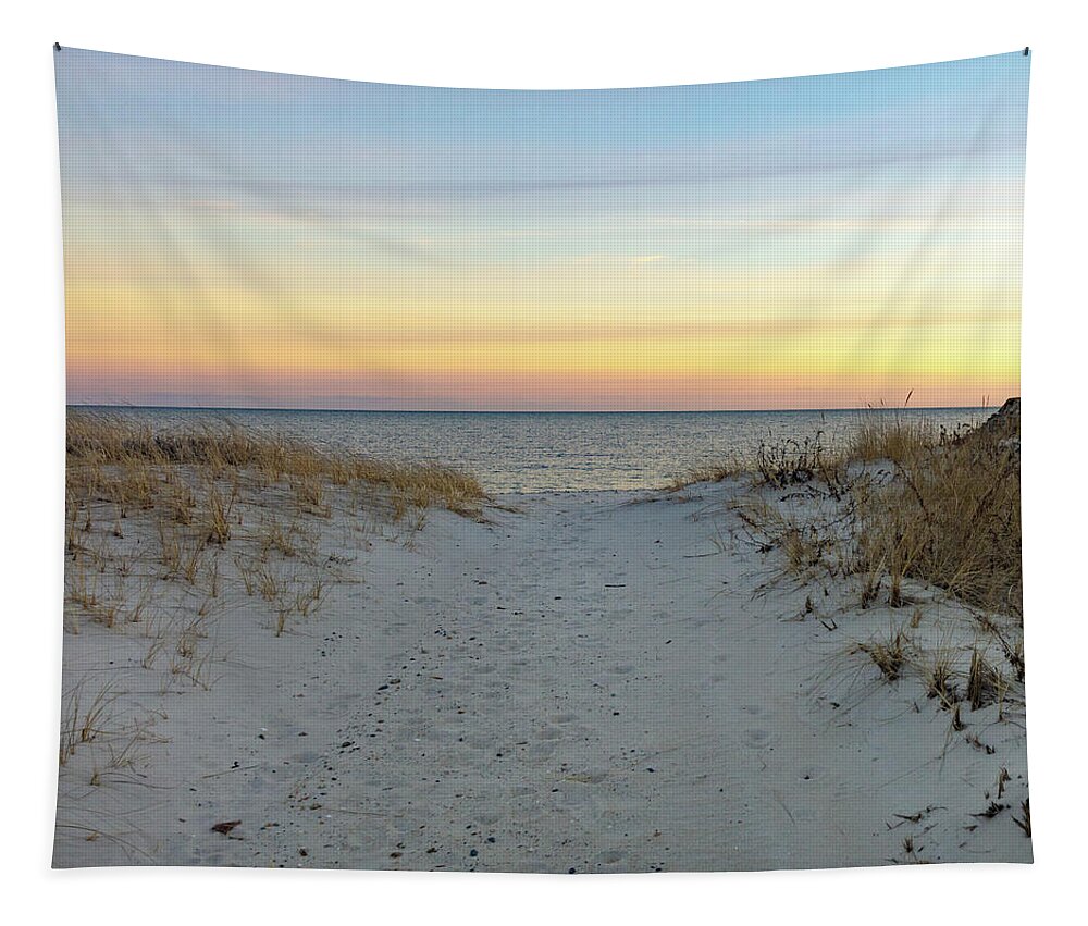 Beach Break Tapestry featuring the photograph Beach Break by Michelle Constantine