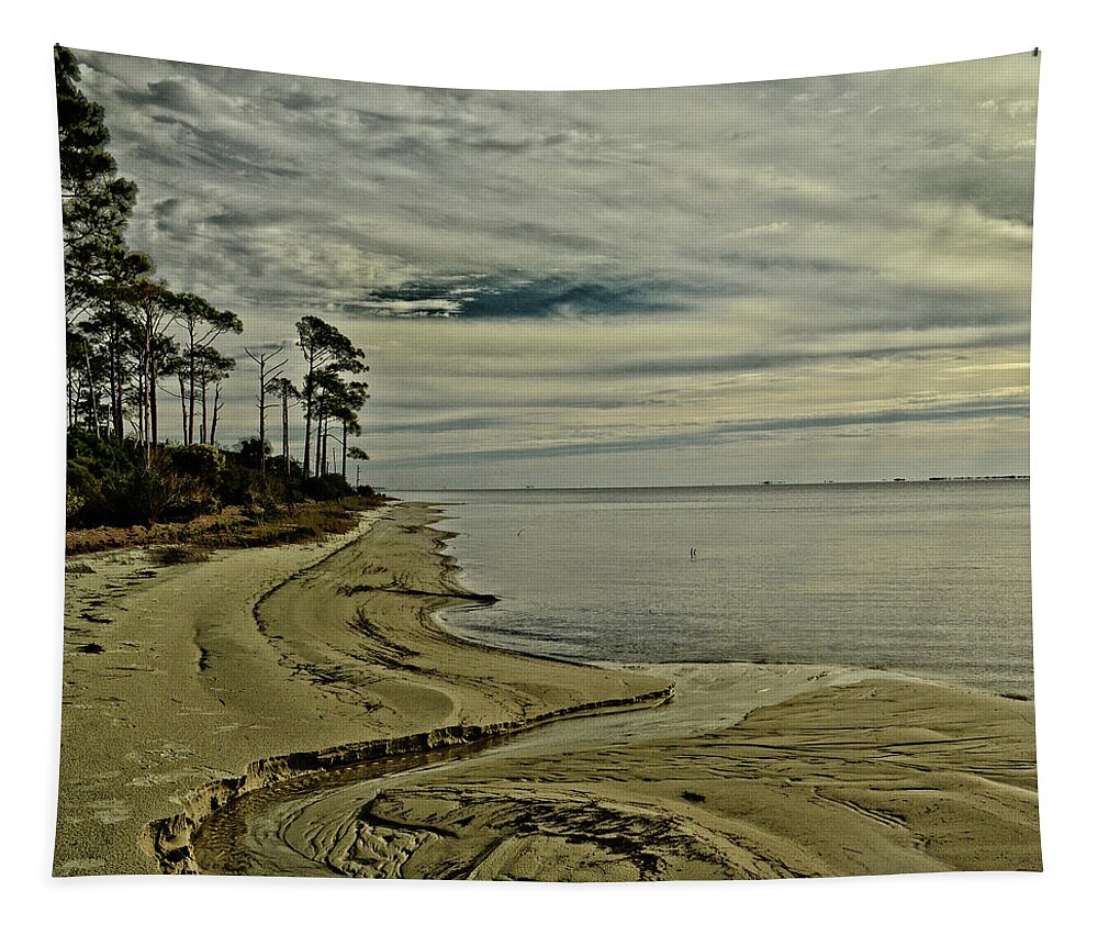 Beach Tapestry featuring the photograph Beach Sunrise by Maggy Marsh