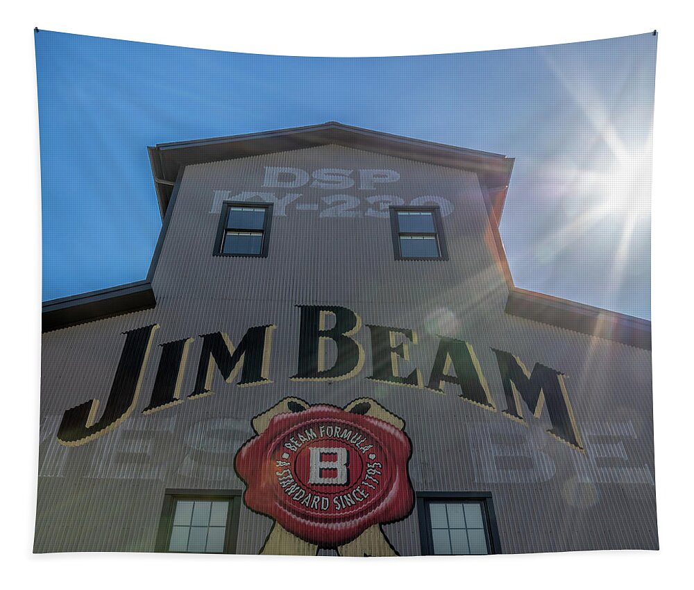 Jim Beam Tapestry featuring the photograph Beams on Beam by Susan Rissi Tregoning