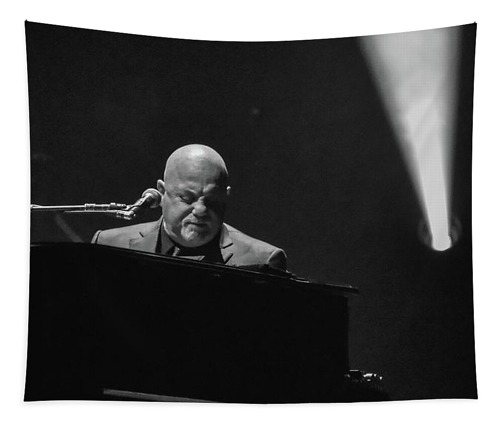 Billy Joel Tapestry featuring the photograph Billy Joel in concert by Alan Goldberg