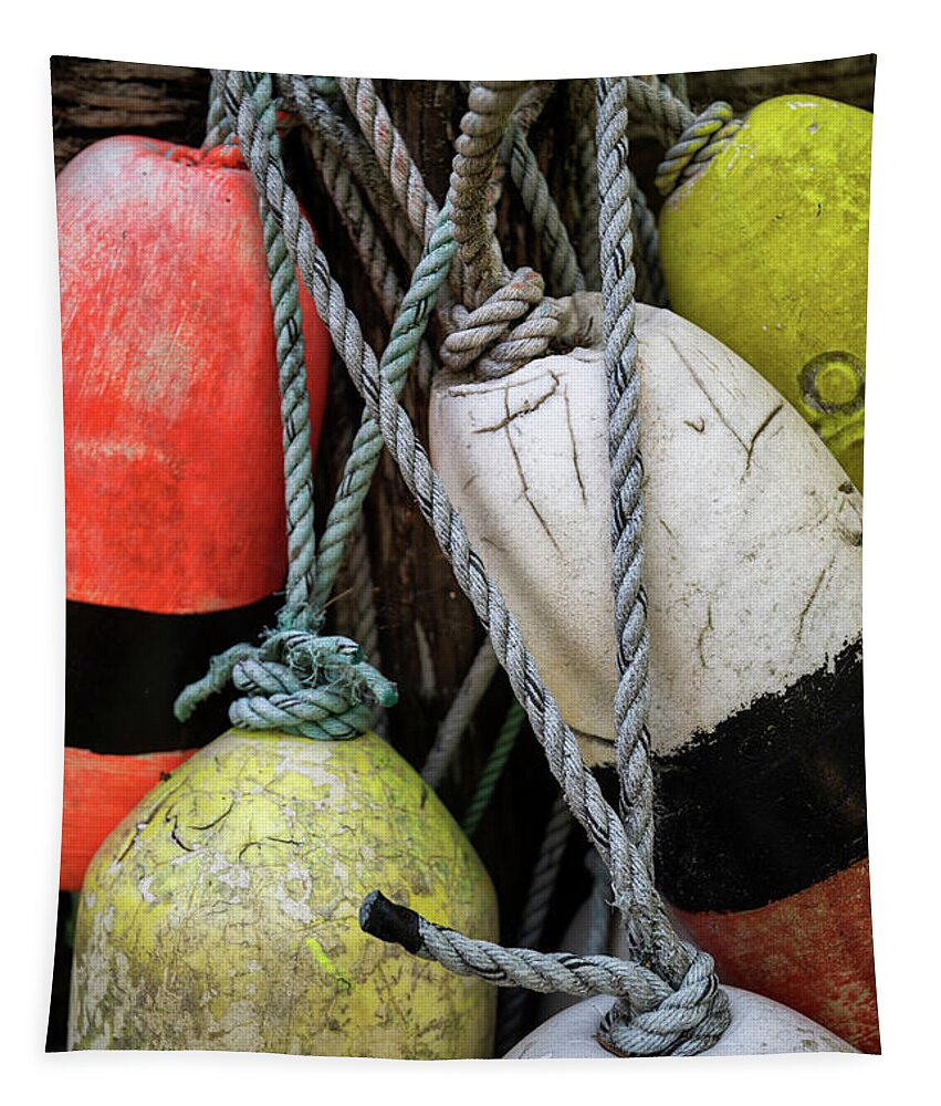 Boat Tapestry featuring the photograph Boat Bumpers I by Andy Amos