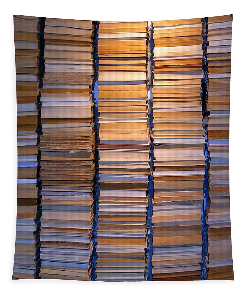 Books Tapestry featuring the photograph Books Buecher by Thomas Schroeder