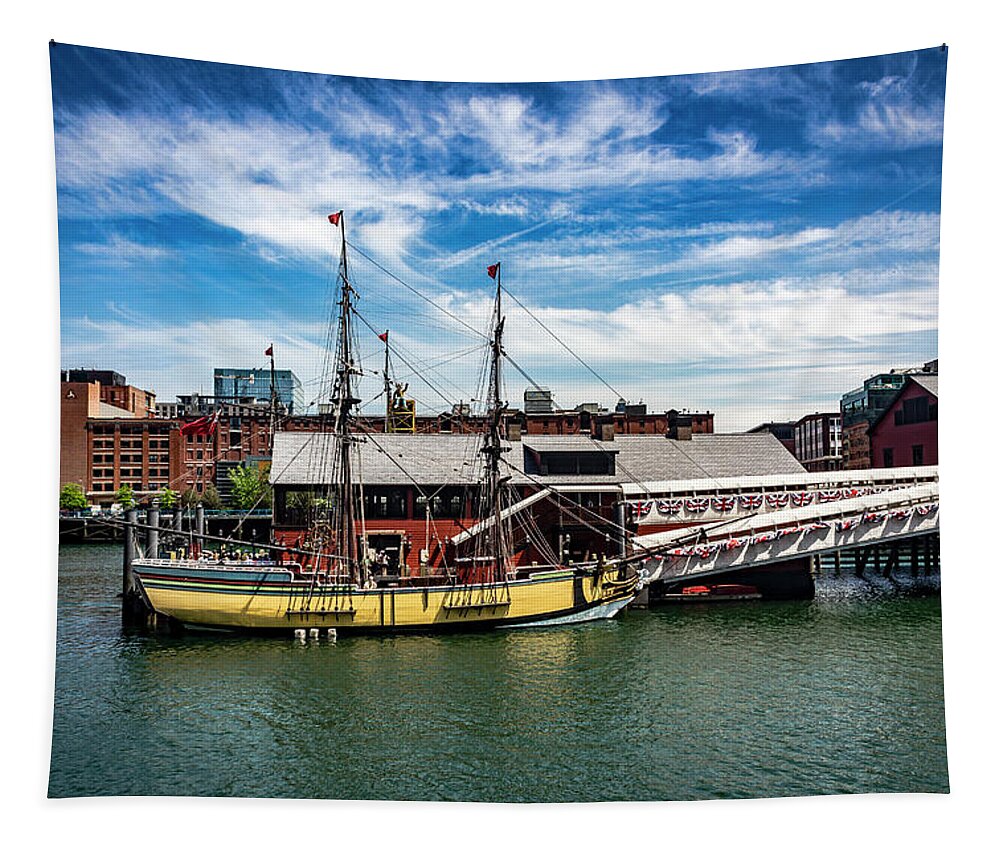 Boston Tapestry featuring the photograph Boston Series 4856 by Carlos Diaz