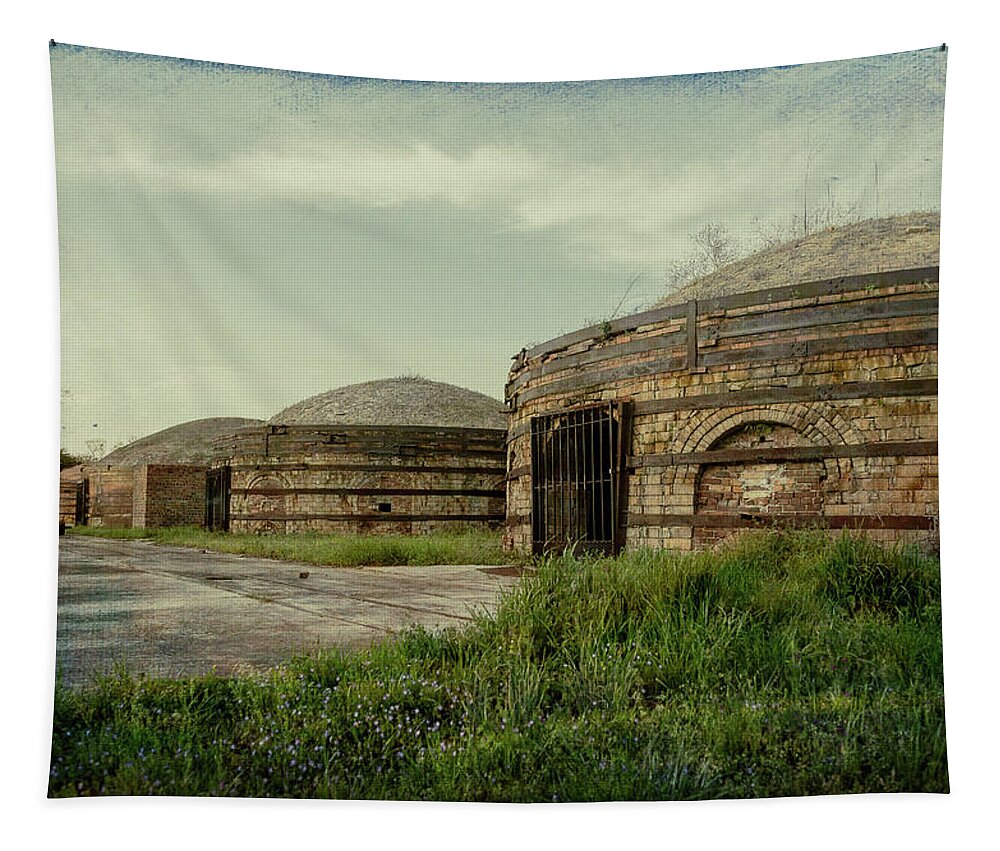 2014 Tapestry featuring the photograph Brickworks 32 by Charles Hite