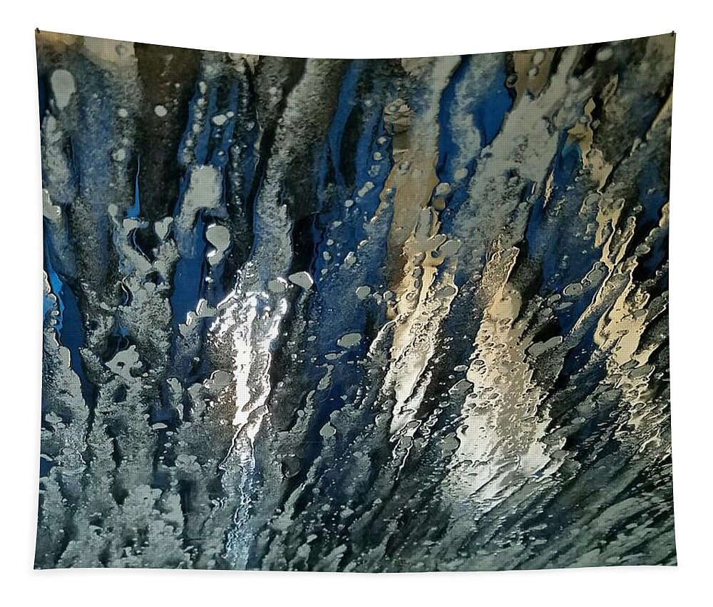 Blues Tapestry featuring the photograph Car Wash Blues by Suzy Piatt