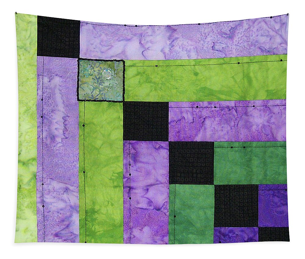 Art Quilt Tapestry featuring the tapestry - textile Celebrate Your Differences by Pam Geisel