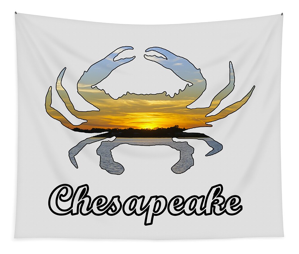 2d Tapestry featuring the photograph Chesapeake Emblem by Brian Wallace