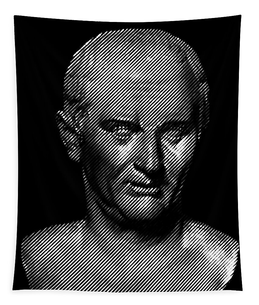 Cicero Tapestry featuring the digital art Cicero- philosopher, politician, lawyer, orator by Cu Biz