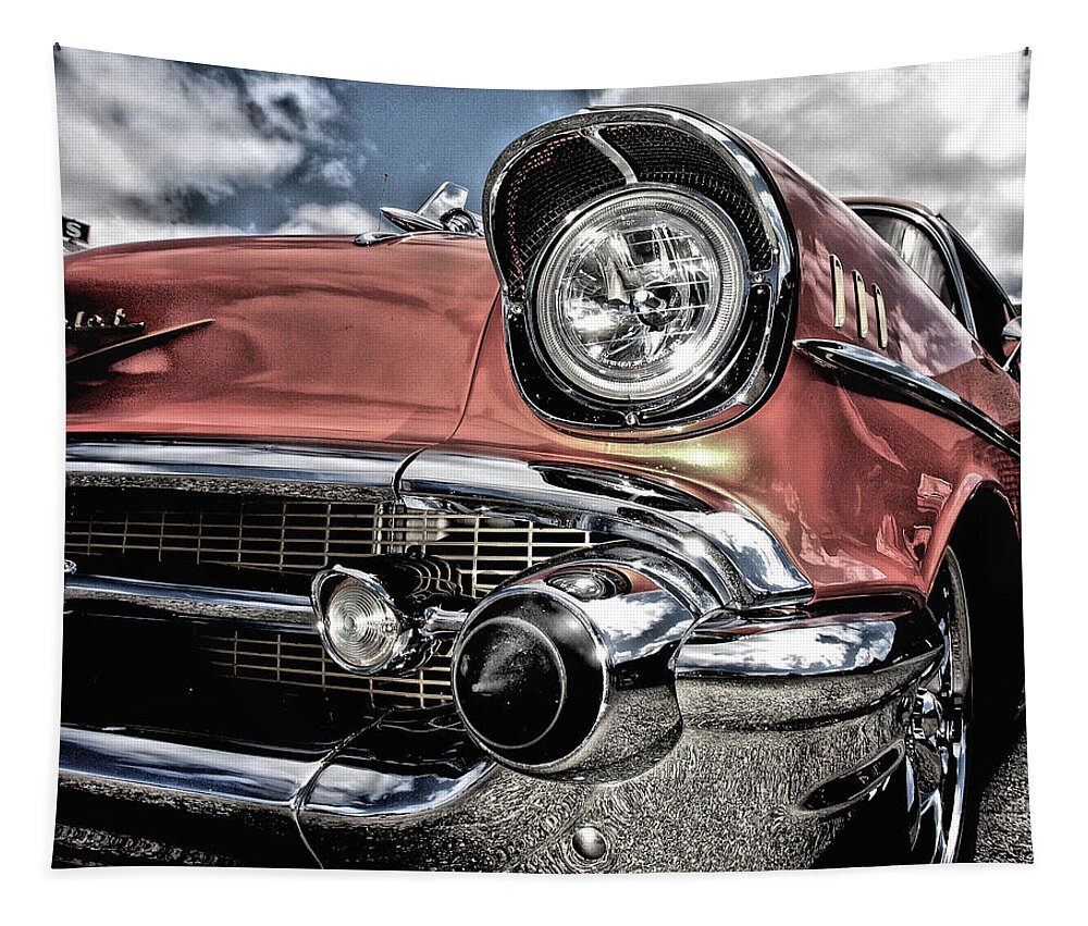 Cars Tapestry featuring the photograph Classic Chevy by Bruce Gannon