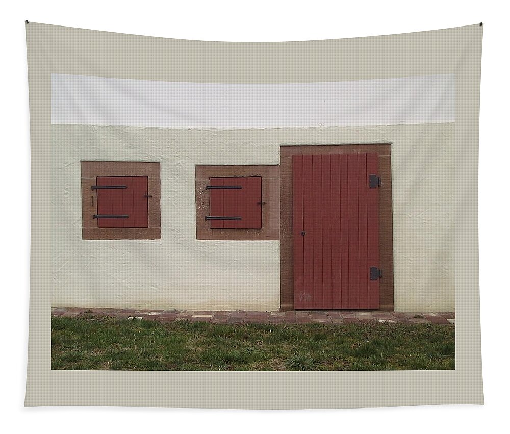 Closed Tapestry featuring the photograph Closed by Hartmut Knisel