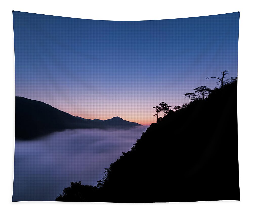 Cloud Tapestry featuring the photograph Cloud river twilight by William Dickman