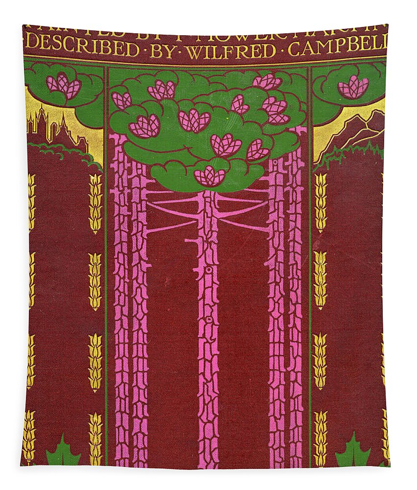 Canada Tapestry featuring the mixed media Cover design for Canada by Unknown
