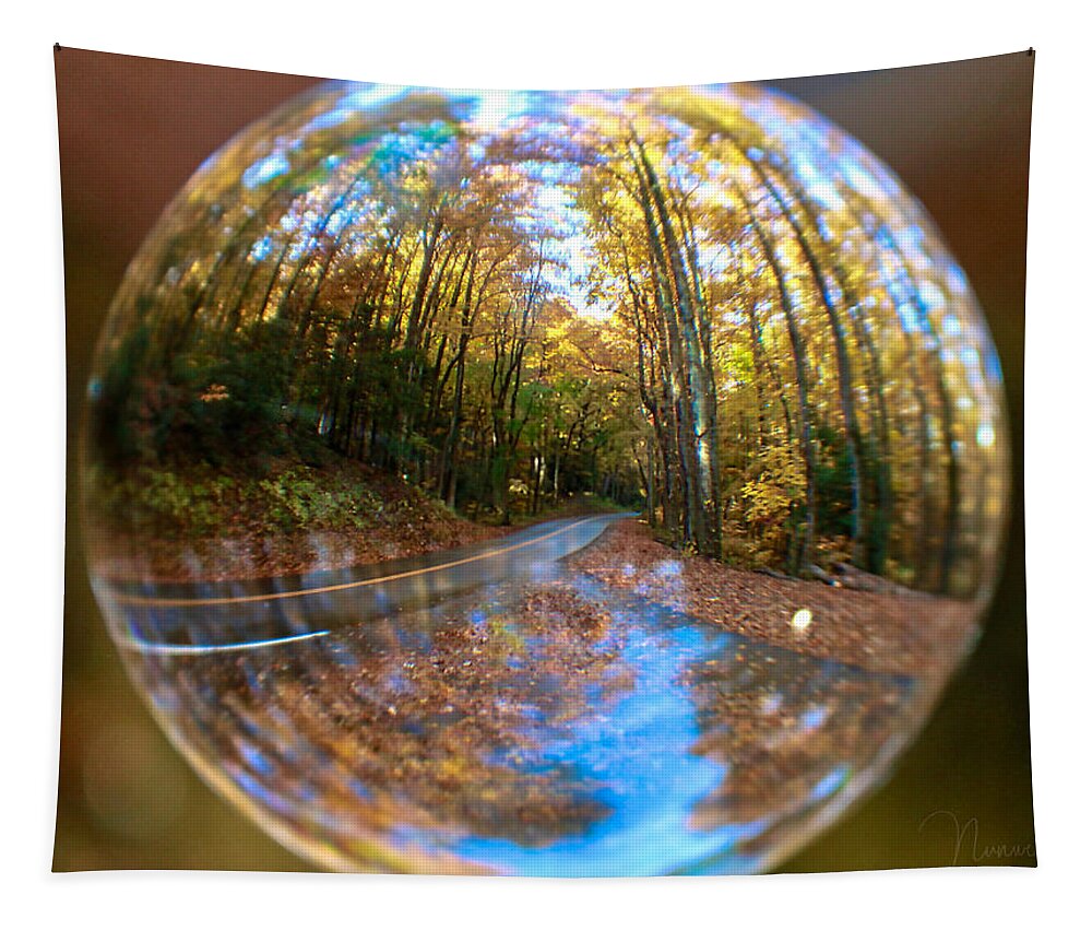 Nunweiler Tapestry featuring the photograph Crystal Ball Forest by Nunweiler Photography