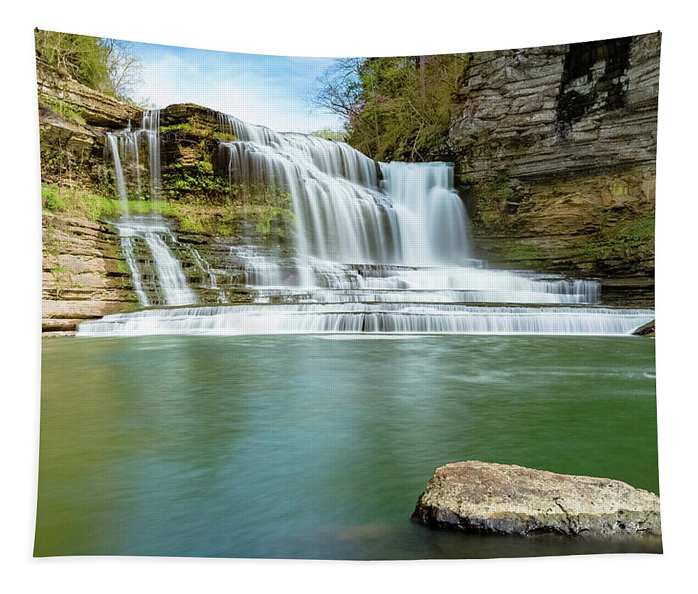 Photography Tapestry featuring the photograph Cummins Falls 2017 by Joe Kopp